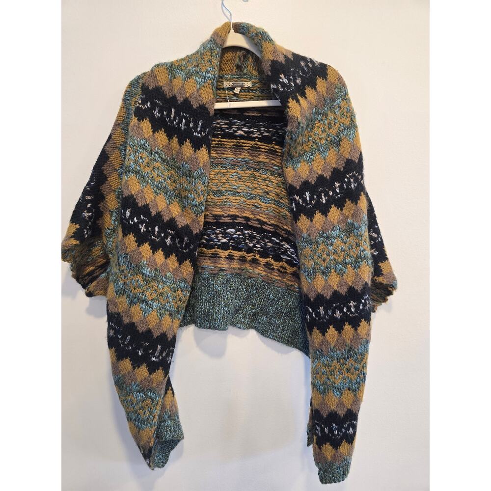 Vintage Gimmicks Beautiful Wool Open Cardigan Size XS/S NWOT